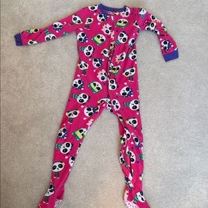 Jumping Beans Pink Panda Footie One Piece